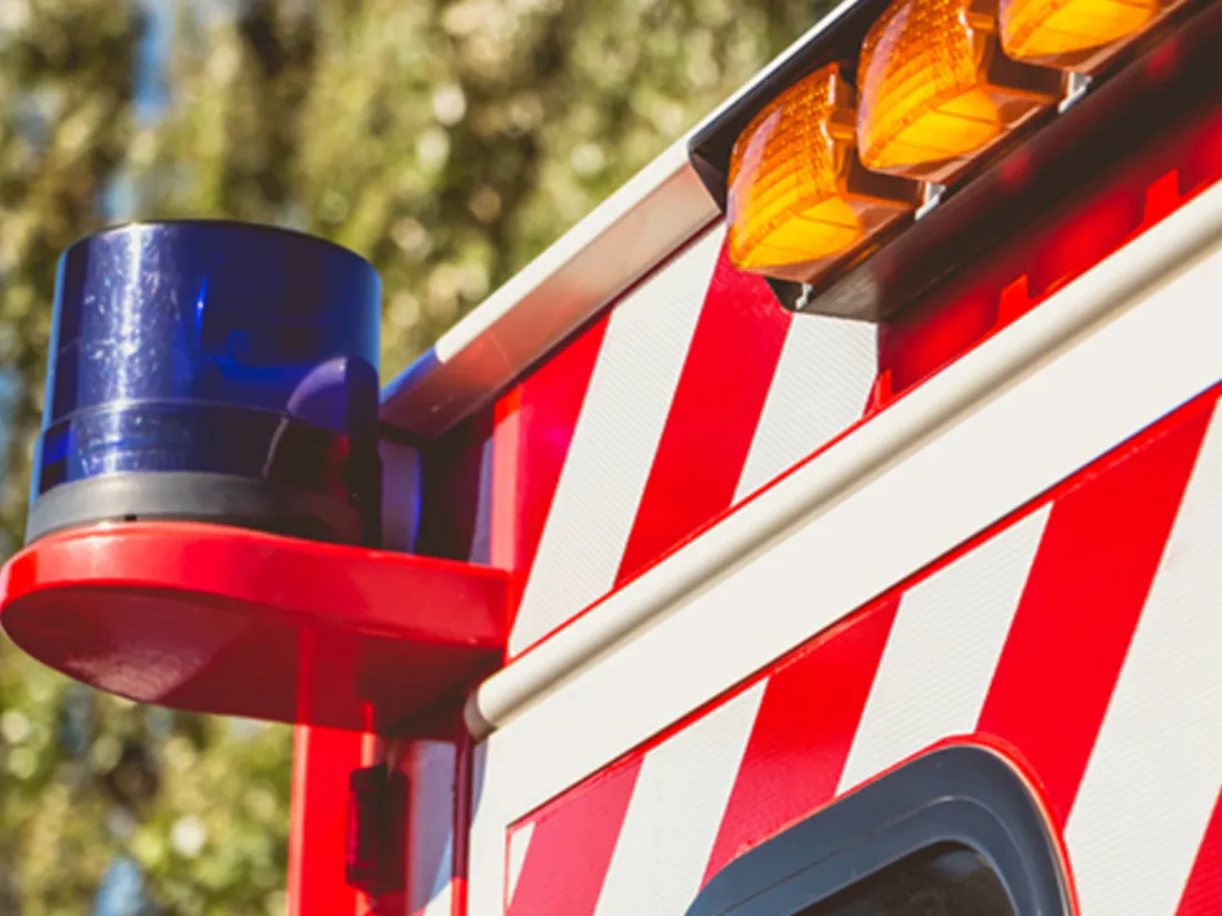 Pompiers gyrophare
